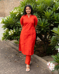 Butta Kurti with Pant 01 - MADE ON ORDER