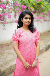 Hakoba Kurti with lining 03 - MADE ON ORDER