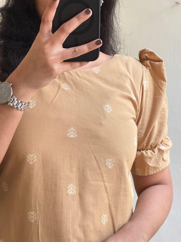 Butta Kurti with lining - 01 - MADE ON ORDER