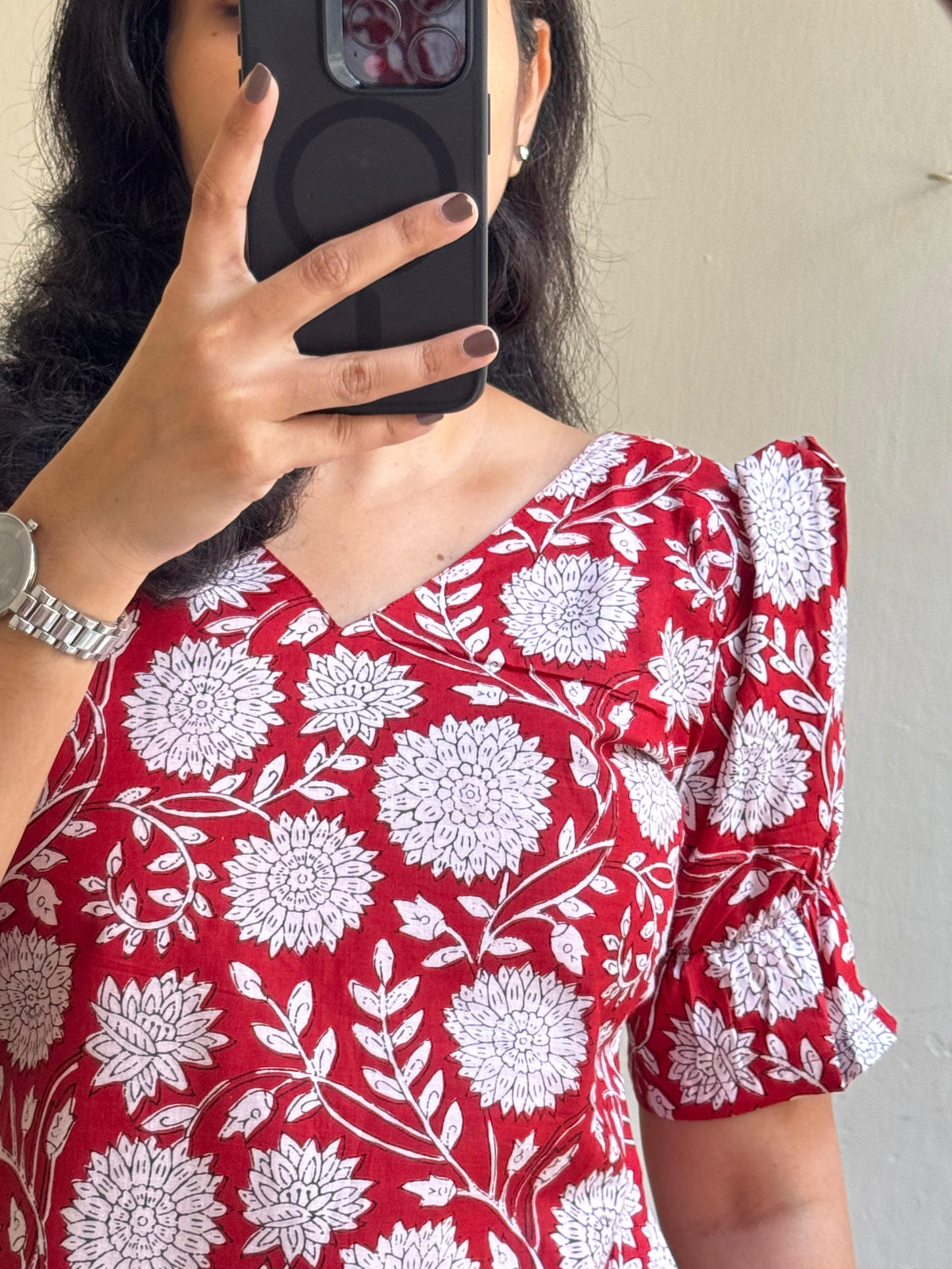 Block print kurti  02 - MADE ON ORDER