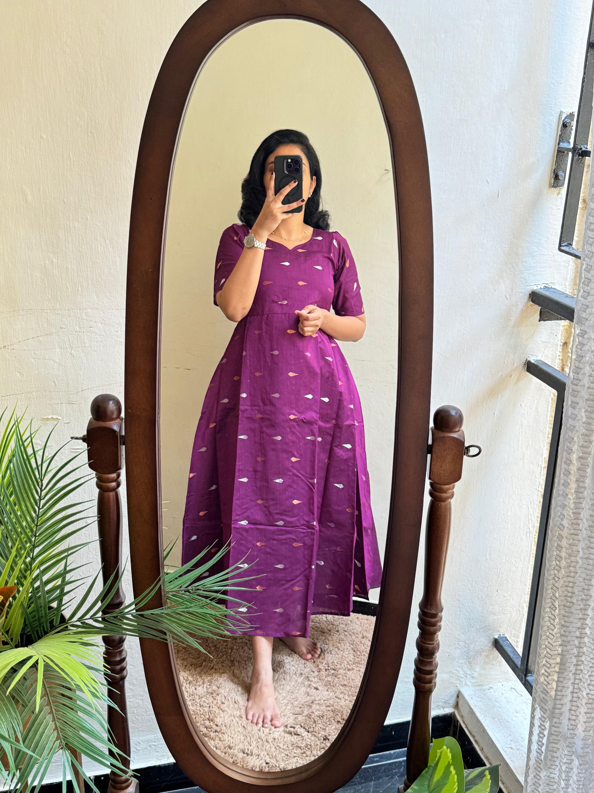 Purplee Raw silk - Ready Dispatch