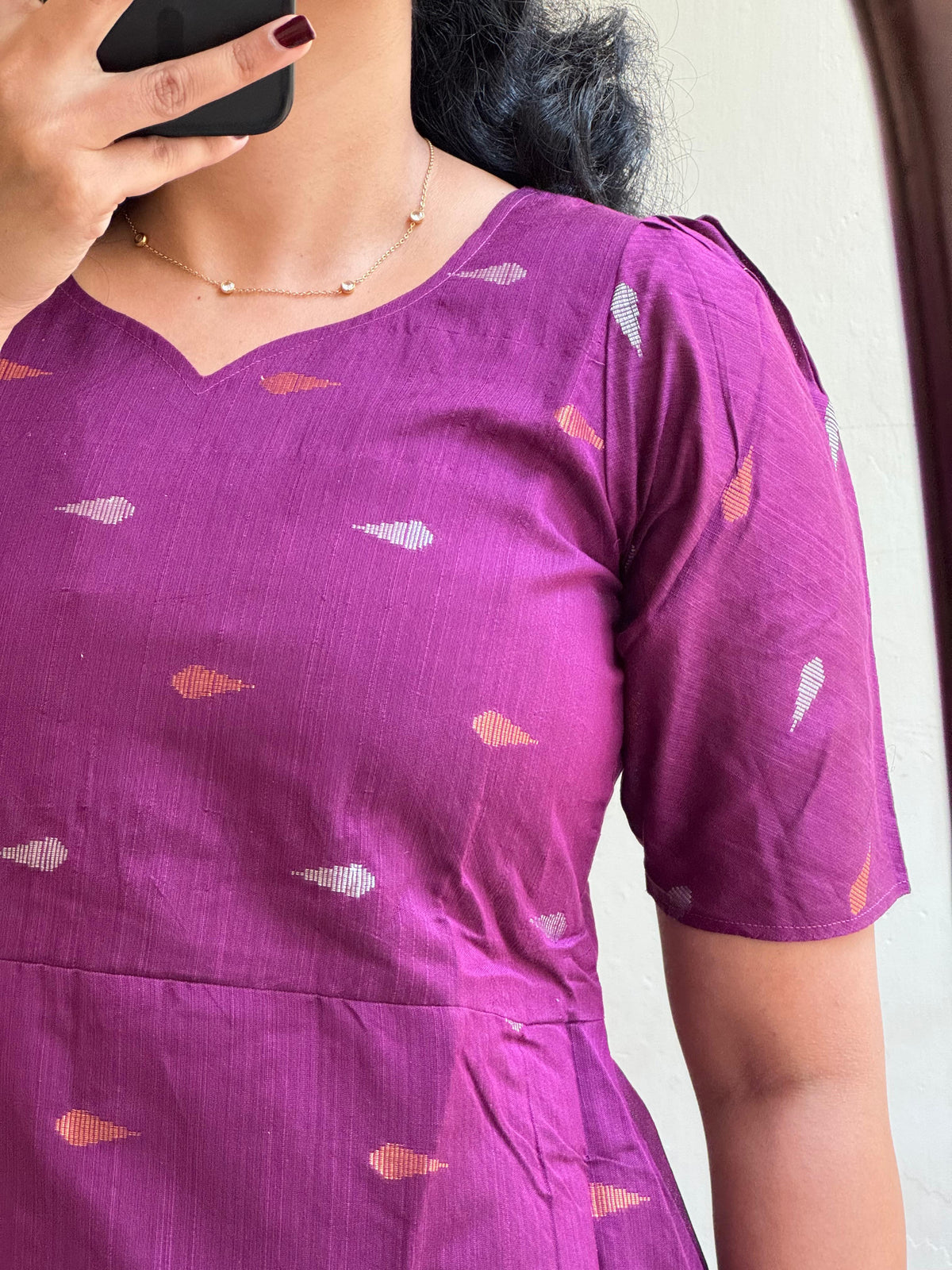 Purplee Raw silk - Ready Dispatch