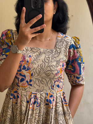 Kanira Neela Kalam with Full Lining - Ready Dispatch