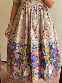 Kanira Neela Kalam with Full Lining - Ready Dispatch