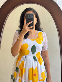 Cloudy Bloom HandPainted