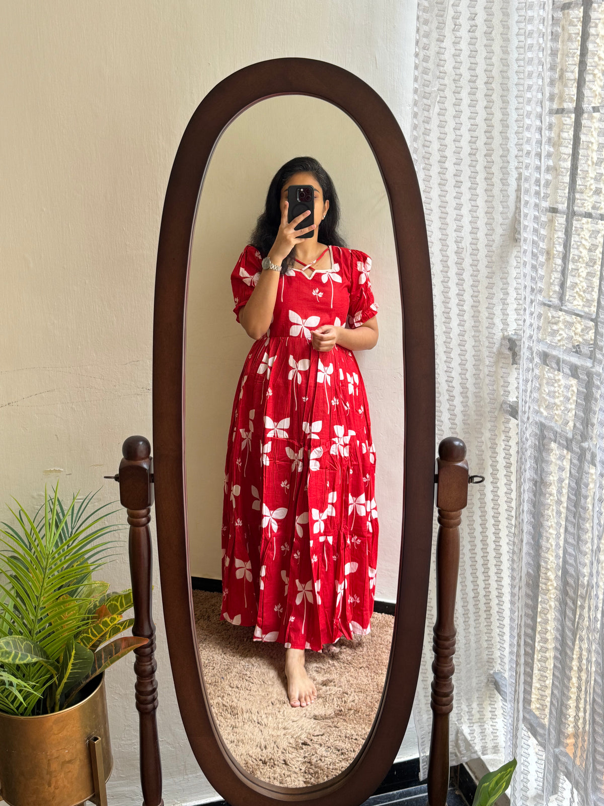 Cherry Butterfly with Full Lining - Ready Dispatch