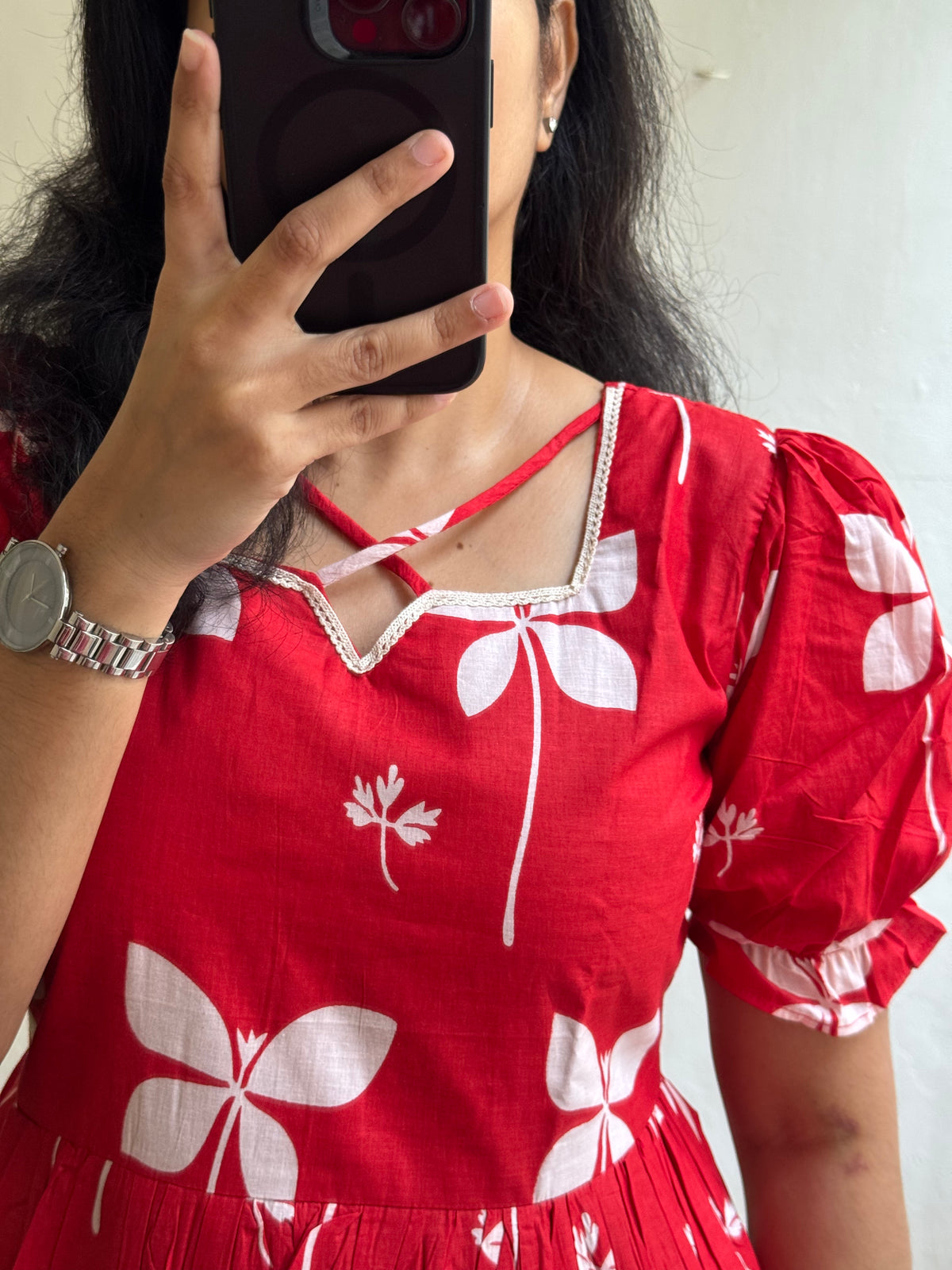 Cherry Butterfly with Full Lining - Ready Dispatch