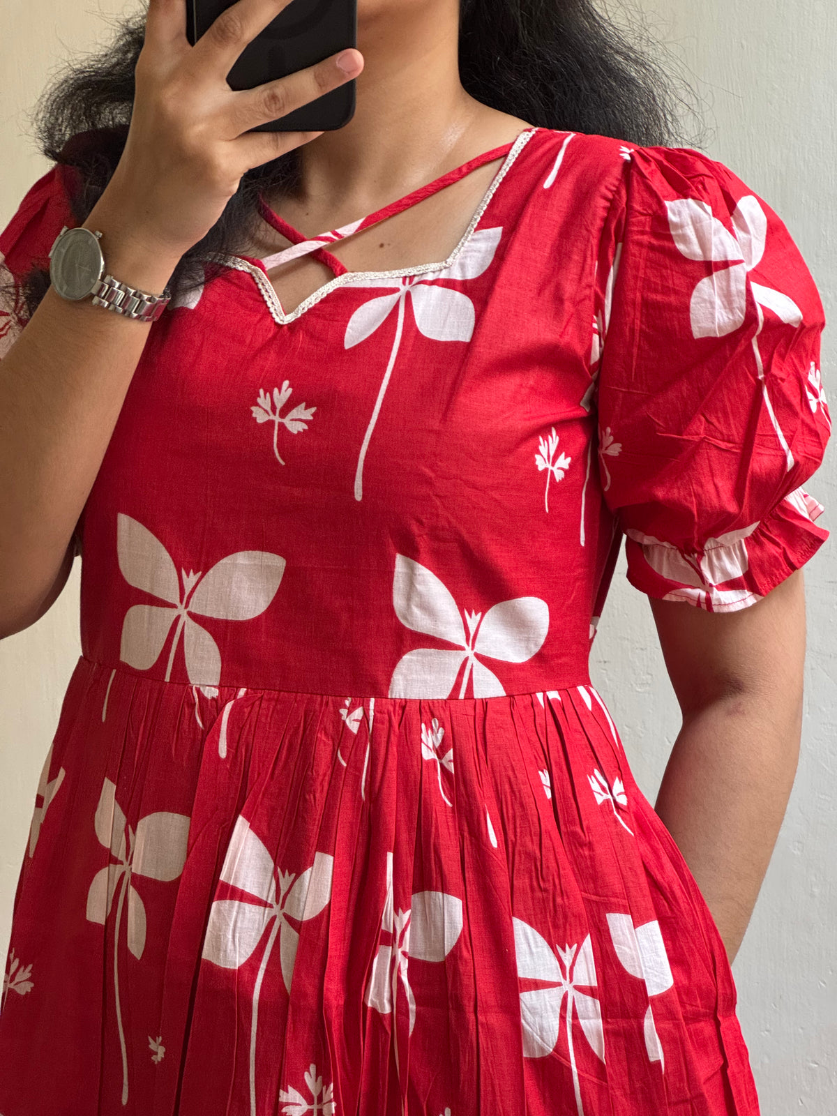 Cherry Butterfly with Full Lining - Ready Dispatch