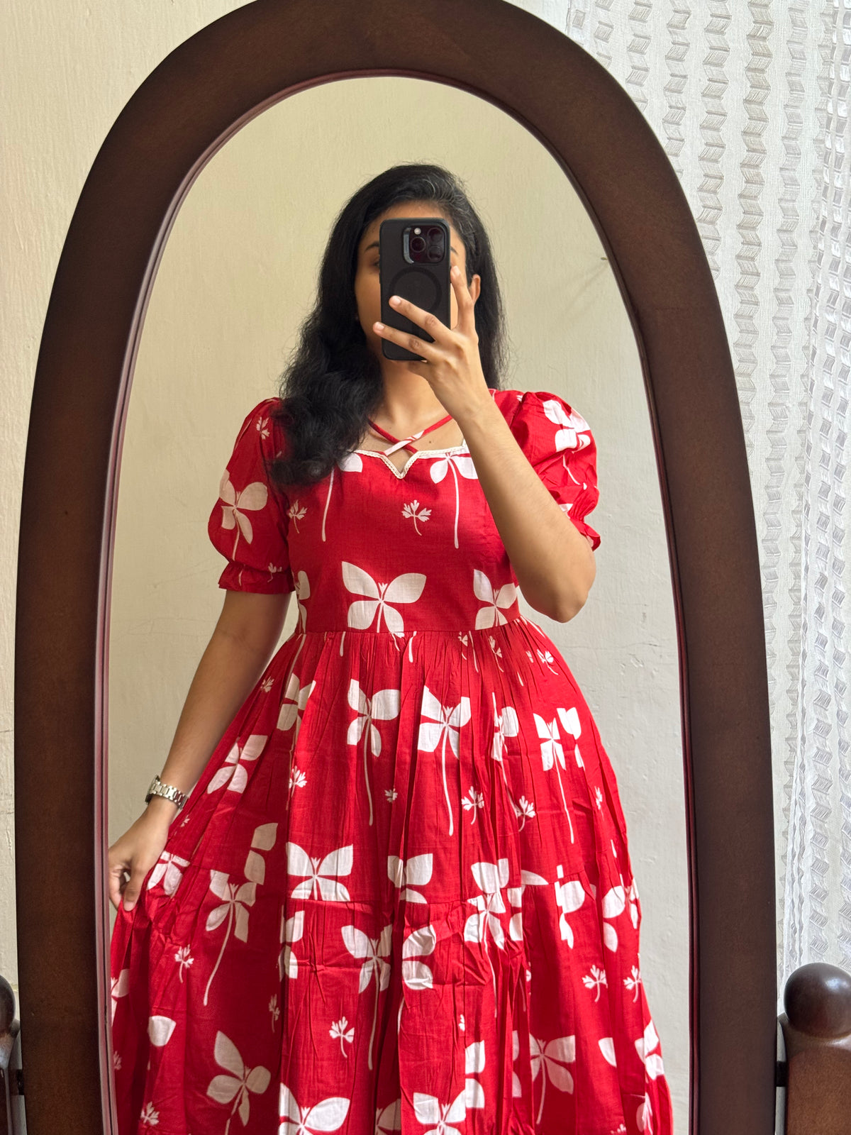 Cherry Butterfly with Full Lining - Ready Dispatch