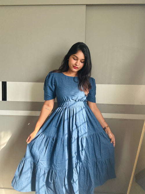 Denim frock - Ready Dispatch