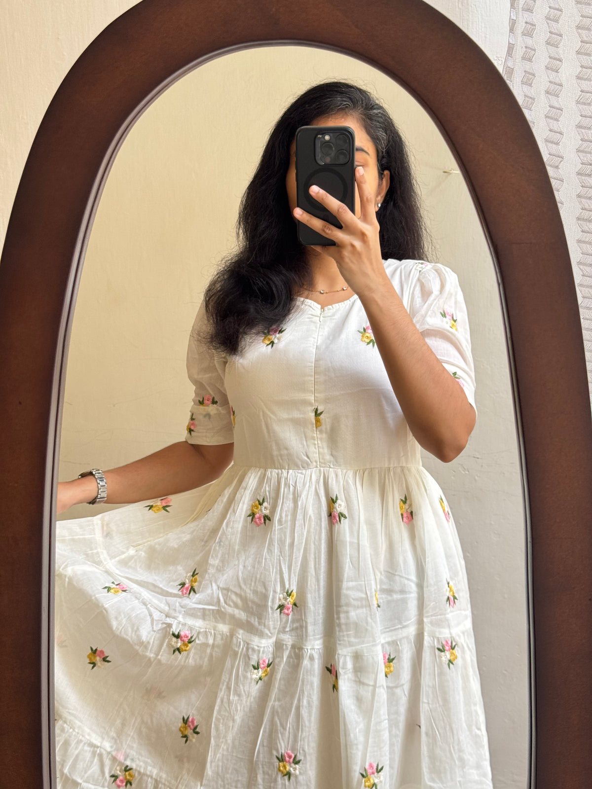 Vennila Poo with Full Lining - Ready Dispatch