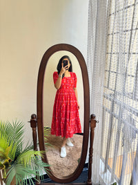 Mirchi Bandhani with Full Lining - Ready Dispatch