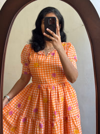 Orange gingham - Ready Dispatch