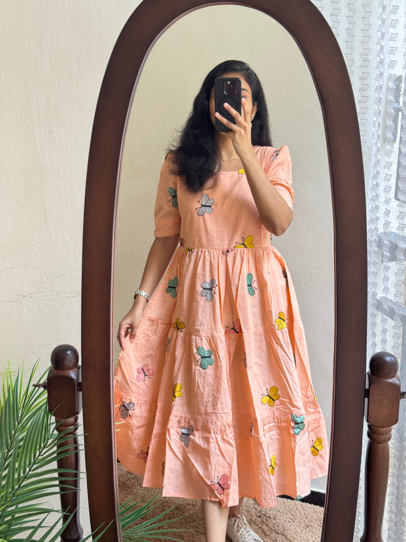 Peach butterfly - Ready Dispatch