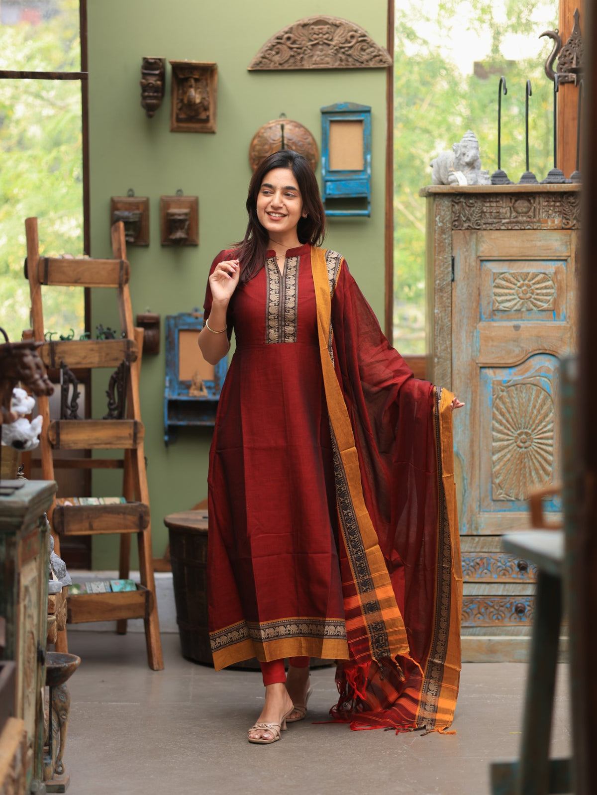 Narayanapet 2 piece set 05 - MADE ON ORDER