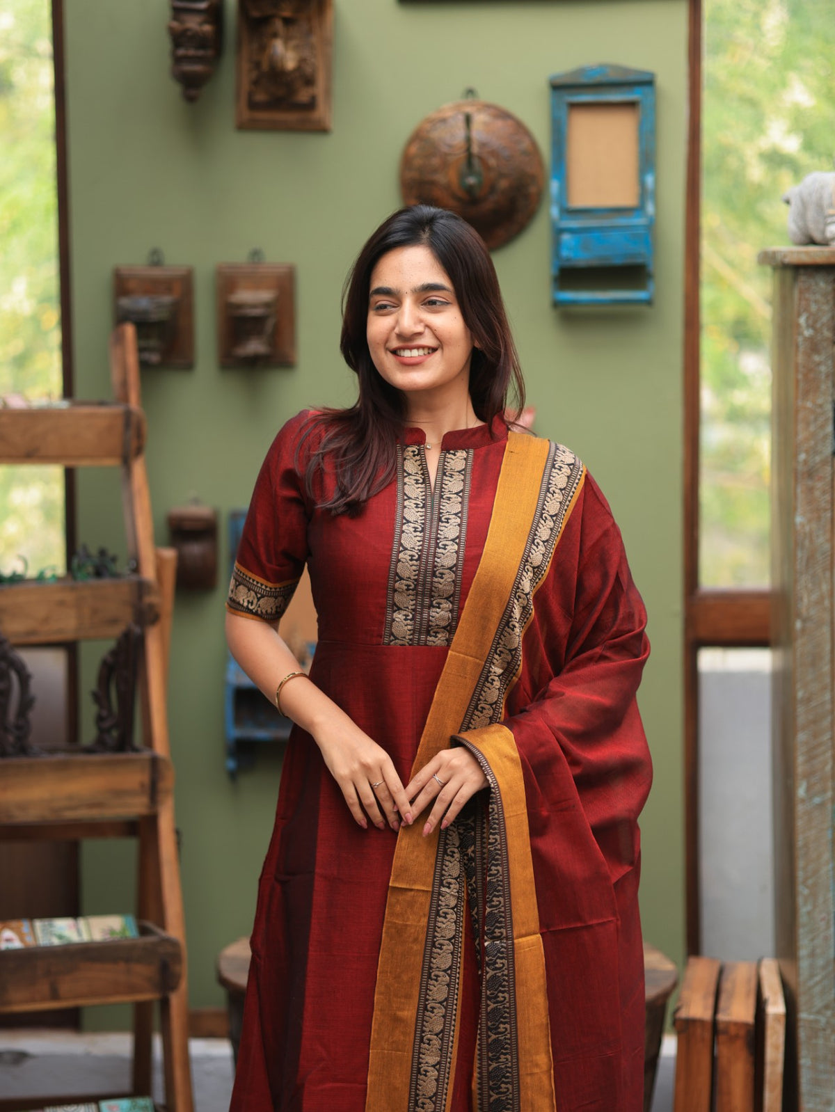 Narayanapet 2 piece set 05 - MADE ON ORDER