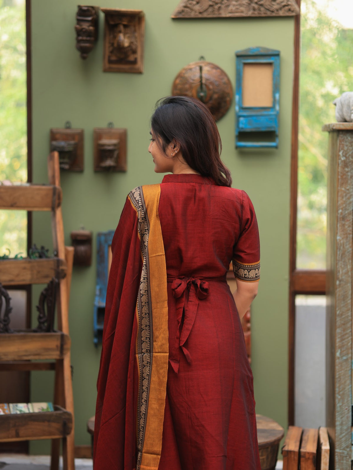 Narayanapet 2 piece set 05 - MADE ON ORDER