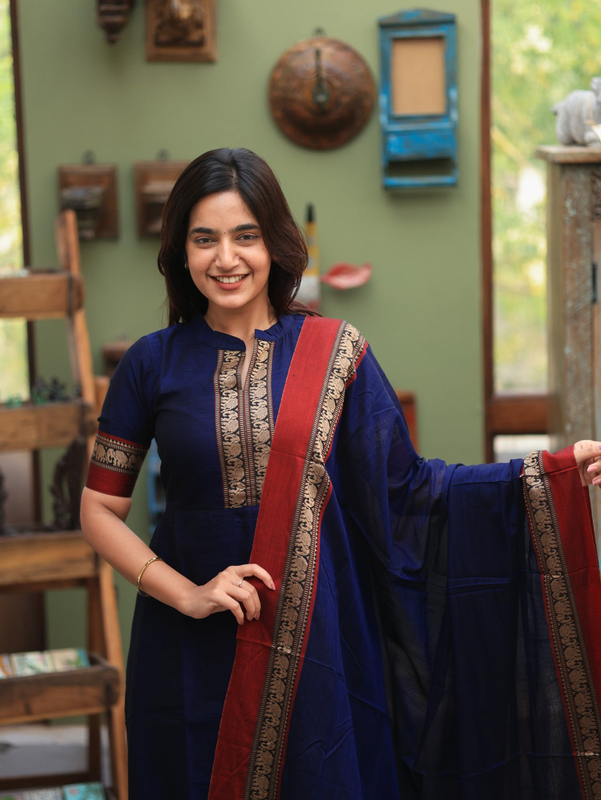 Narayanapet 2 piece set 06 - MADE ON ORDER