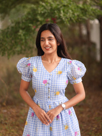 Blue gingham - Ready Dispatch