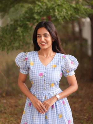 Blue gingham - Ready Dispatch