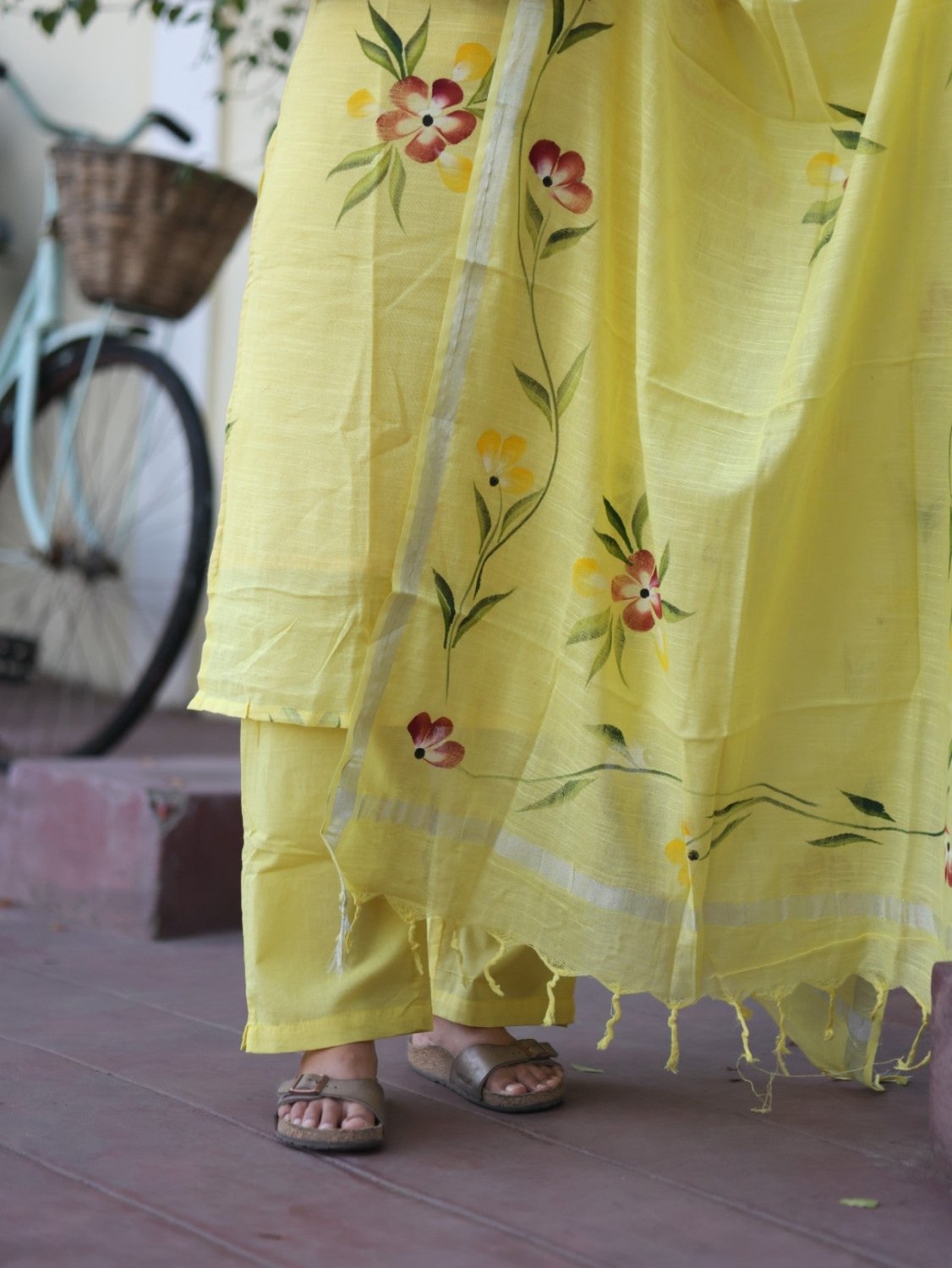 Basant — Hand-Painted Salwar Set - Astonish Admire