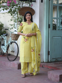 Basant — Hand-Painted Salwar Set - Astonish Admire