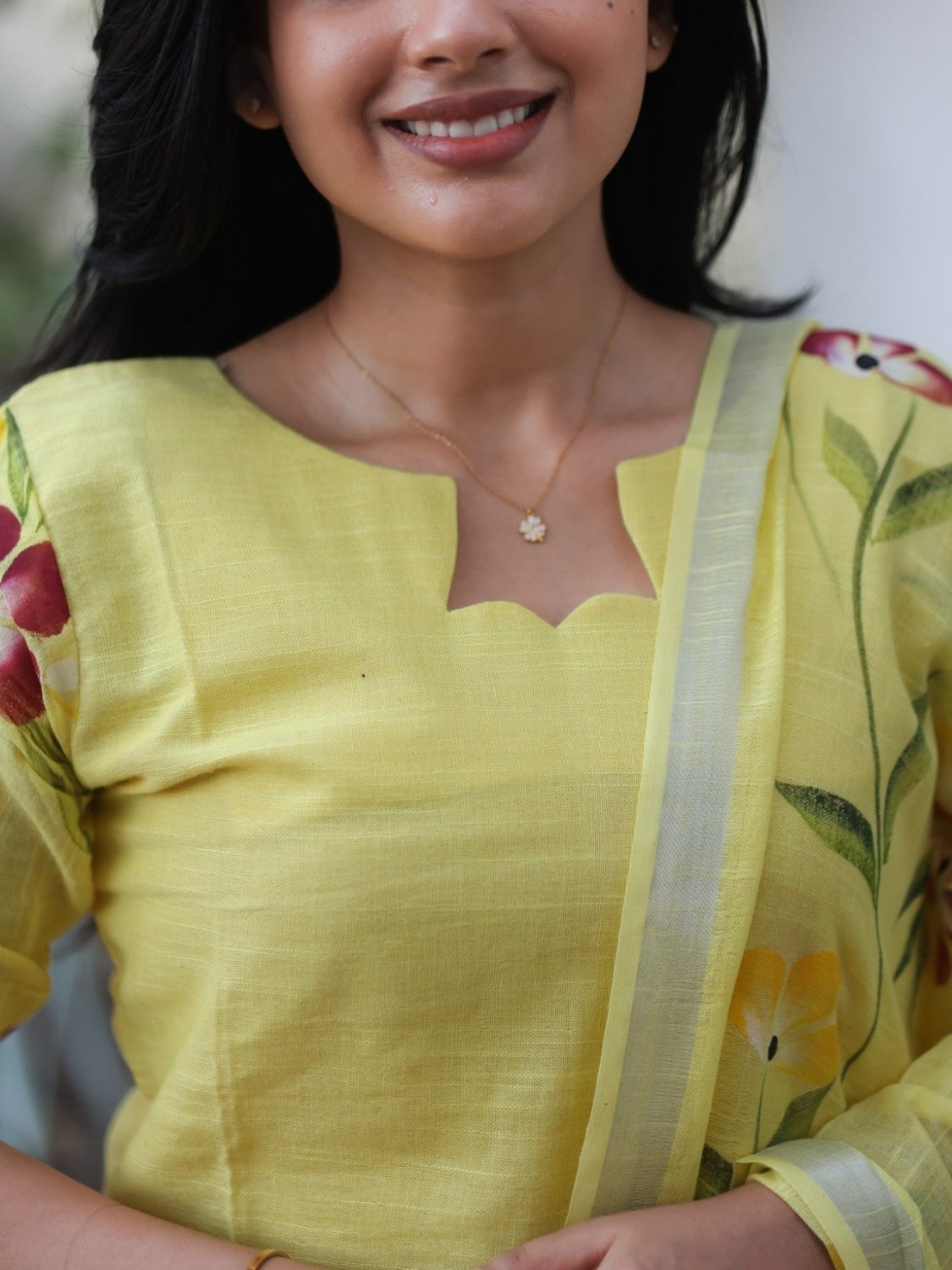 Basant — Hand-Painted Salwar Set - Astonish Admire