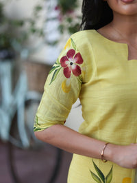 Basant — Hand-Painted Salwar Set - Astonish Admire