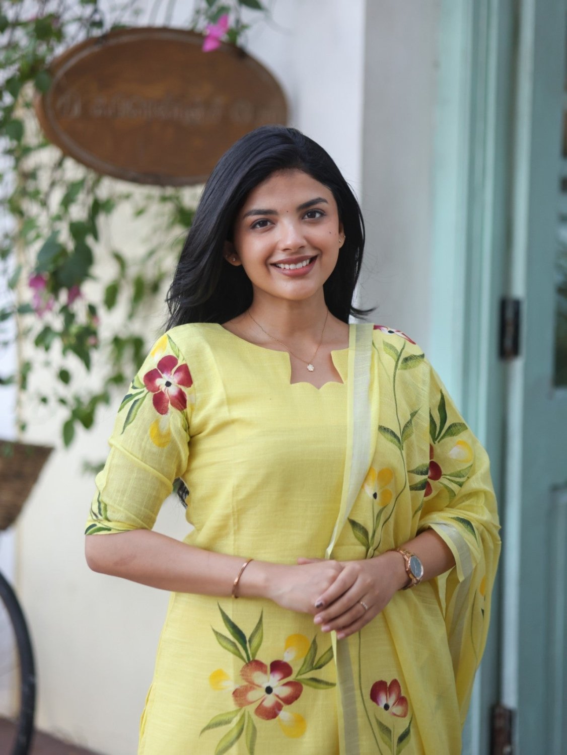 Basant — Hand-Painted Salwar Set - Astonish Admire