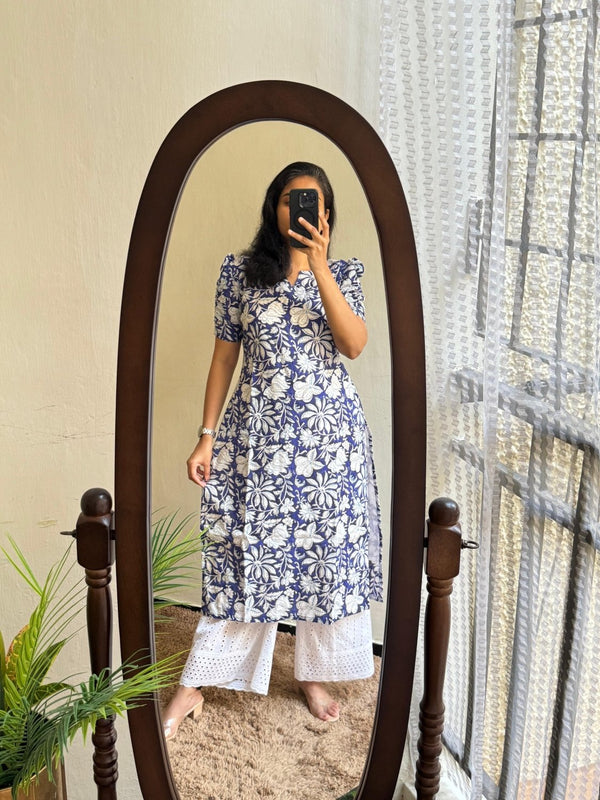 Block print kurti 01 - MADE ON ORDER - Astonish Admire