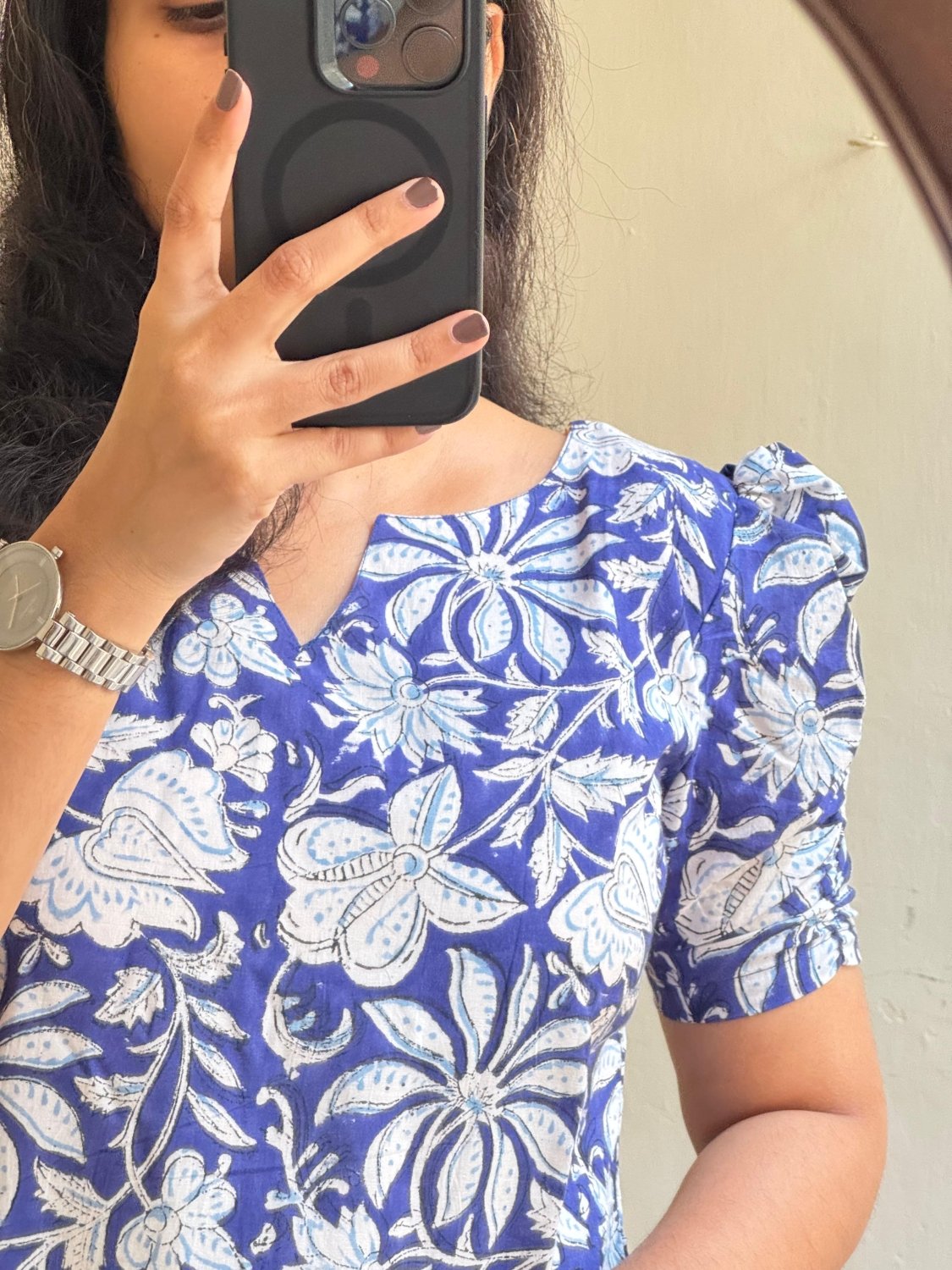Block print kurti 01 - MADE ON ORDER - Astonish Admire
