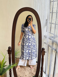 Block print kurti 01 - MADE ON ORDER - Astonish Admire