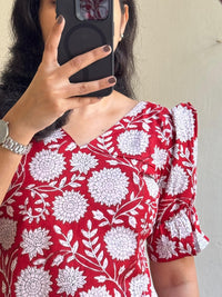 Block print kurti 02 - MADE ON ORDER - Astonish Admire