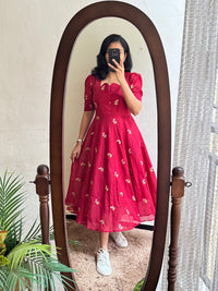 Cranberry with Full Lining - Ready Dispatch / PREBOOKING - Astonish Admire