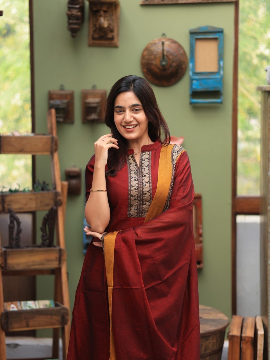 Narayanapet 2 piece set 05 - MADE ON ORDER - Astonish Admire