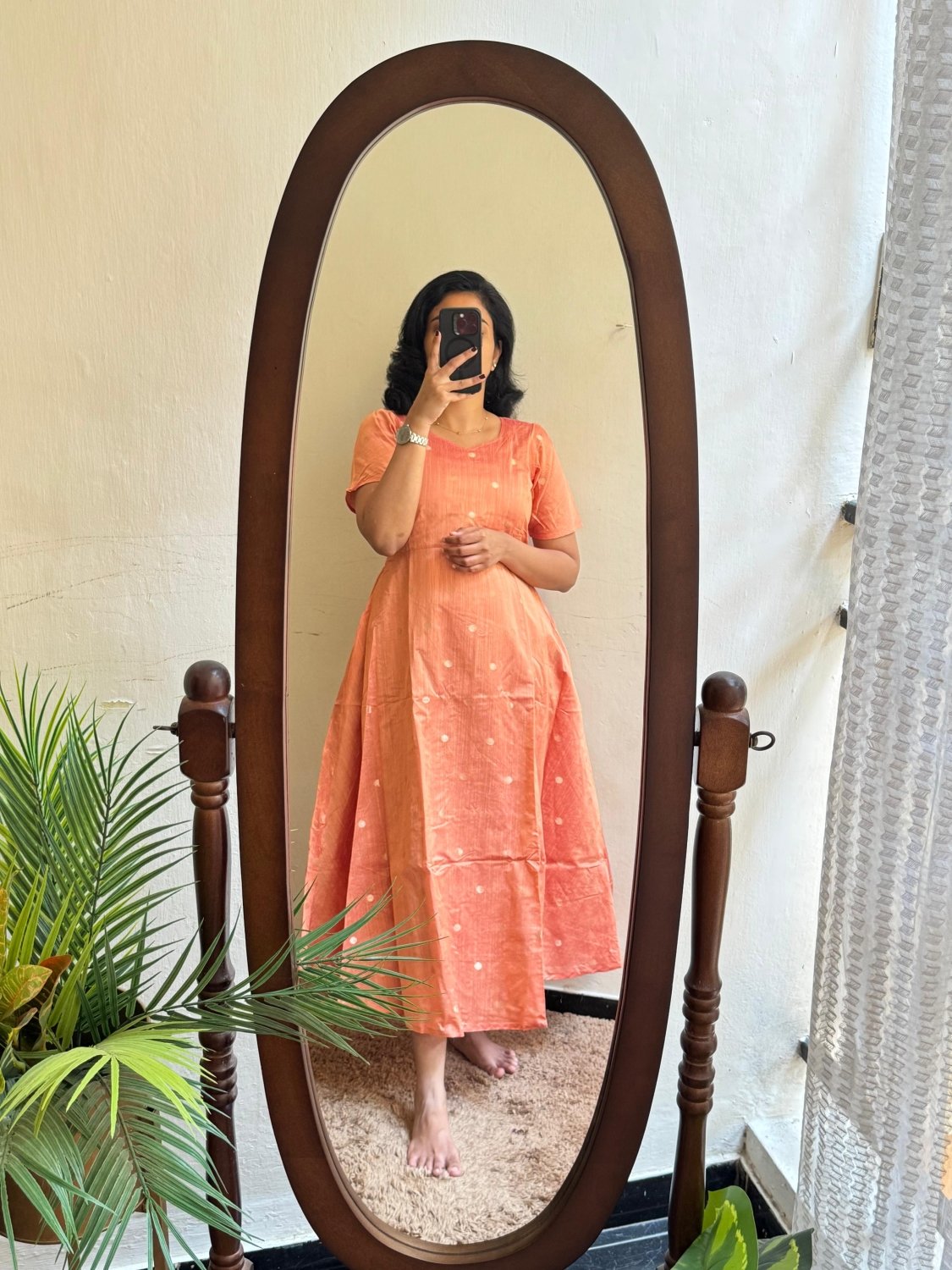 Peachy Raw silk- Ready Dispatch - Astonish Admire